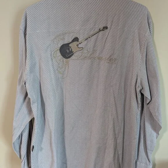 Authentic Fender Custom Shop Telecaster Button Down Shirt - Men's XXL - Picture 1 of 11